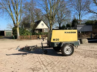te koop kaeser M20 mobiele compressor