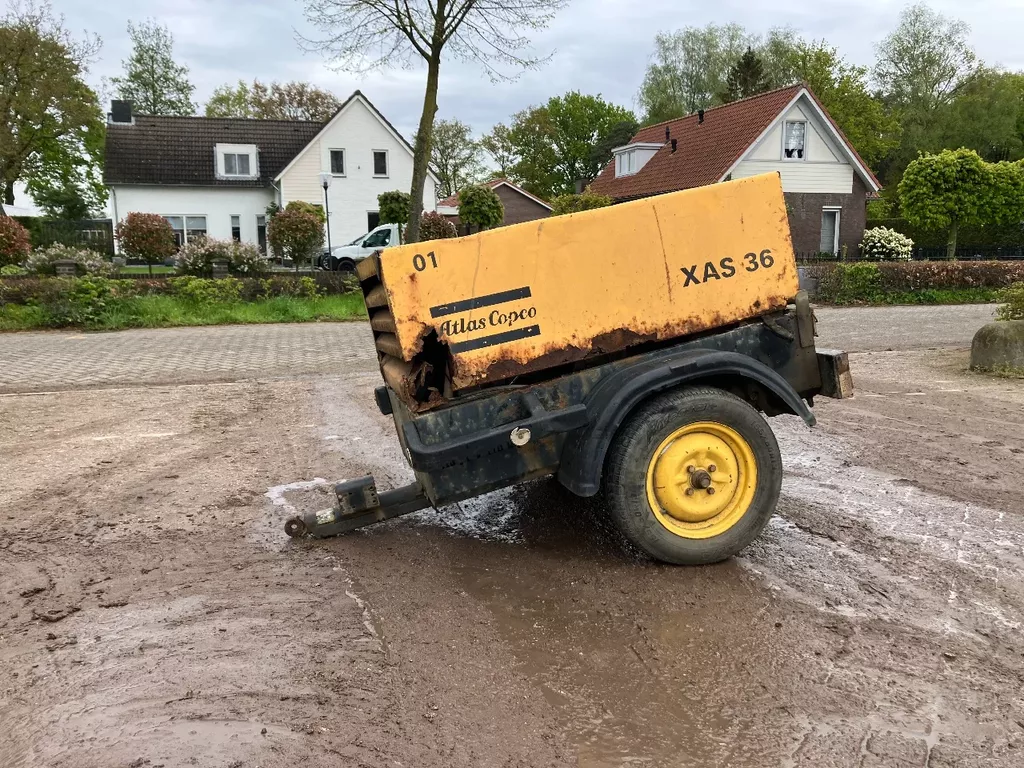 te koop atlas copco XAS36 mobiele compressor