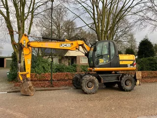 te koop jcb JS130W mobiele kraan/graafmachine