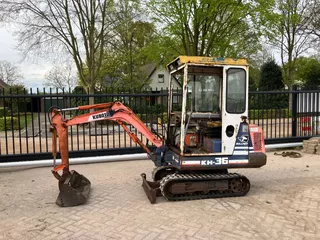 te koop kubota kh-36 minigraver/graafmachine
