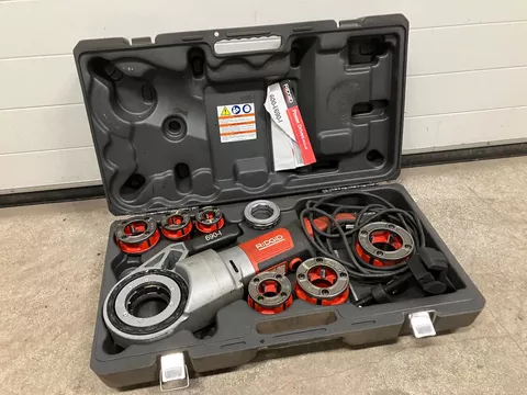 te koop ridgid 690-I elektrische draadsnijmachine/aandrijfmachine